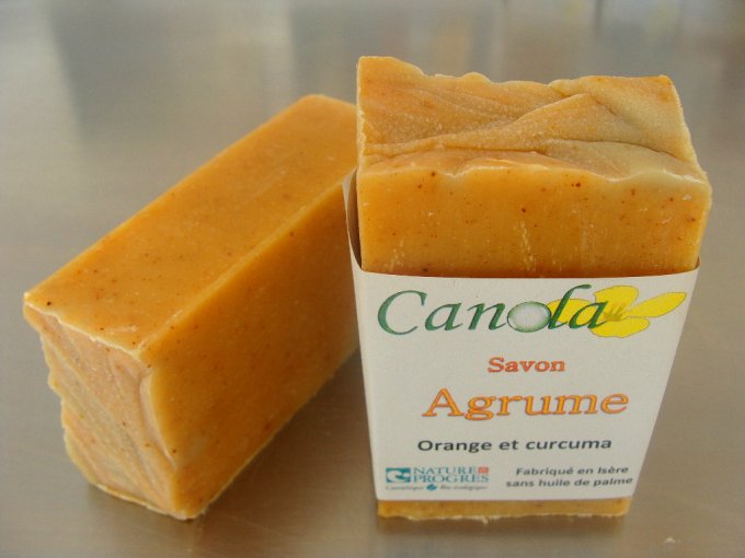 Savon agrume au karité et à l'HE d'orange douce 500g