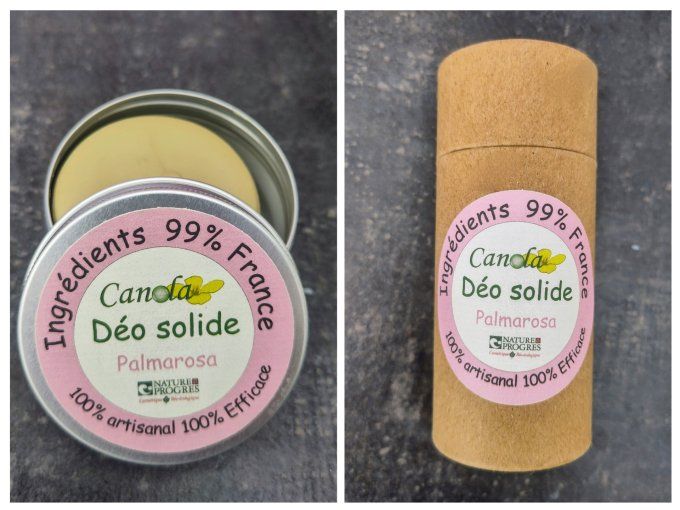 Déodorant "le solide" au palmarosa