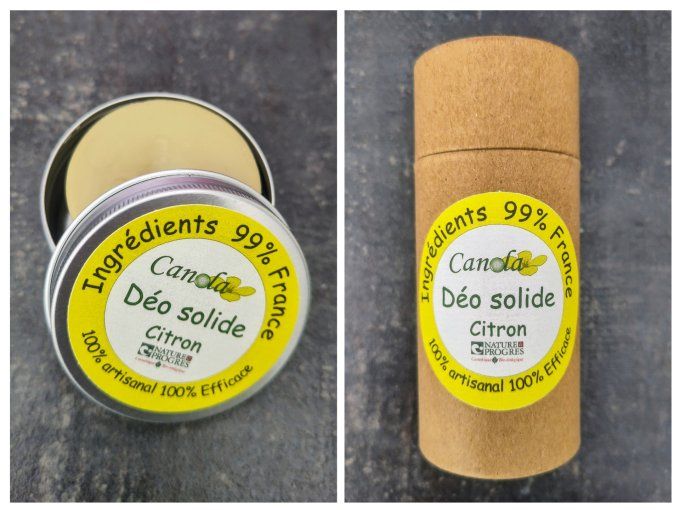 Déodorant "le solide" au citron