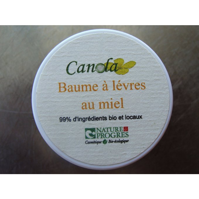 Canola - baume à lèvres au miel