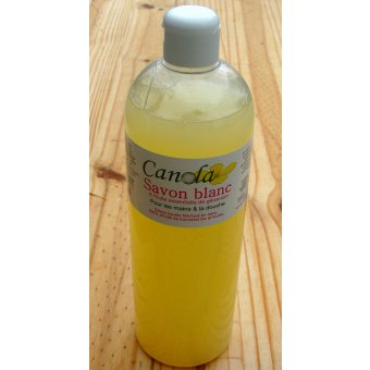 Canola - savon  liquide blanc géranium