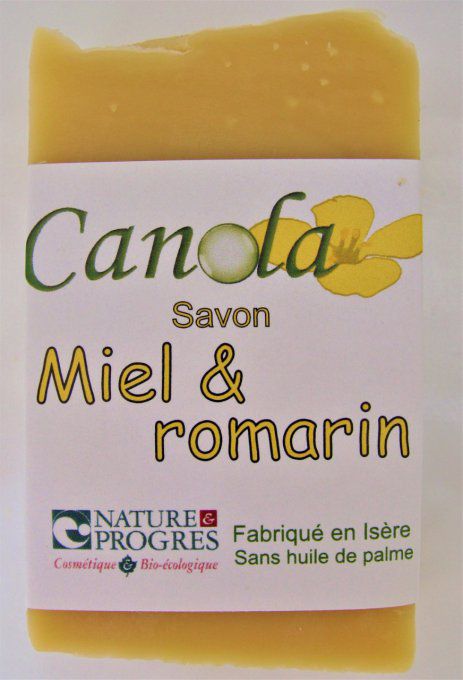 Canola -savon miel romarin